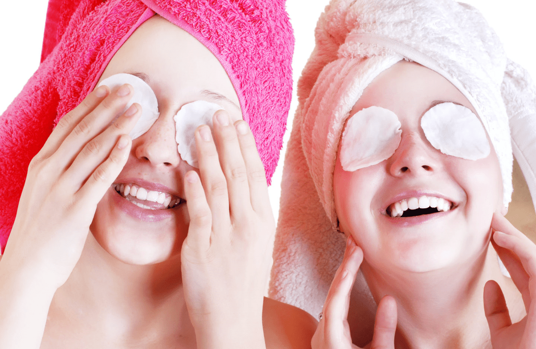 The effect of the mask of the eye