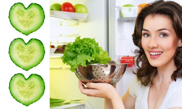 girls with products from which cosmetic products for facial skin rejuvenation are prepared